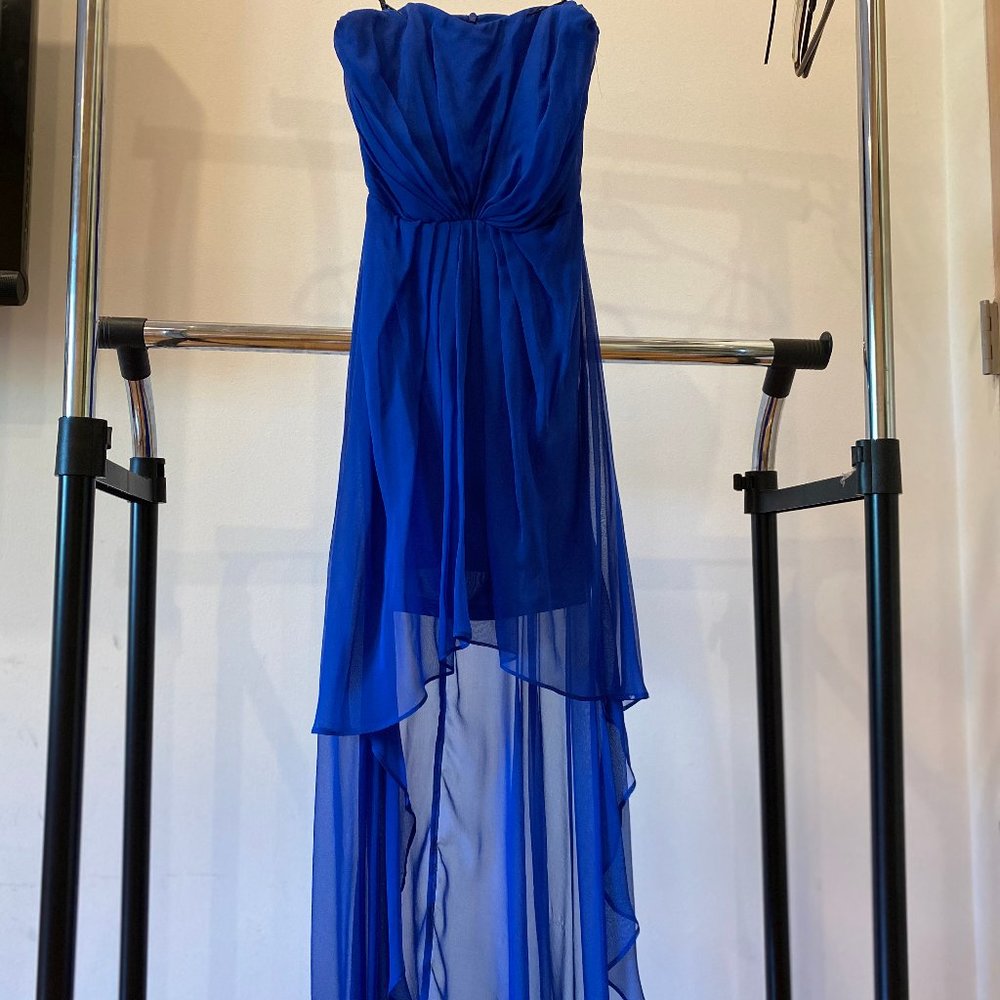 High low Flowy Prom Dress